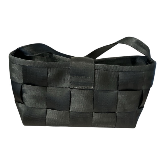 Harveys Original Seatbelt Purse Shoulder Strap Bag Black Tote Medium - Picture 4 of 6